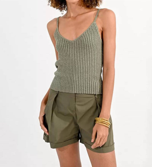 Molly Bracken - RIBBED MESH TANK TOP