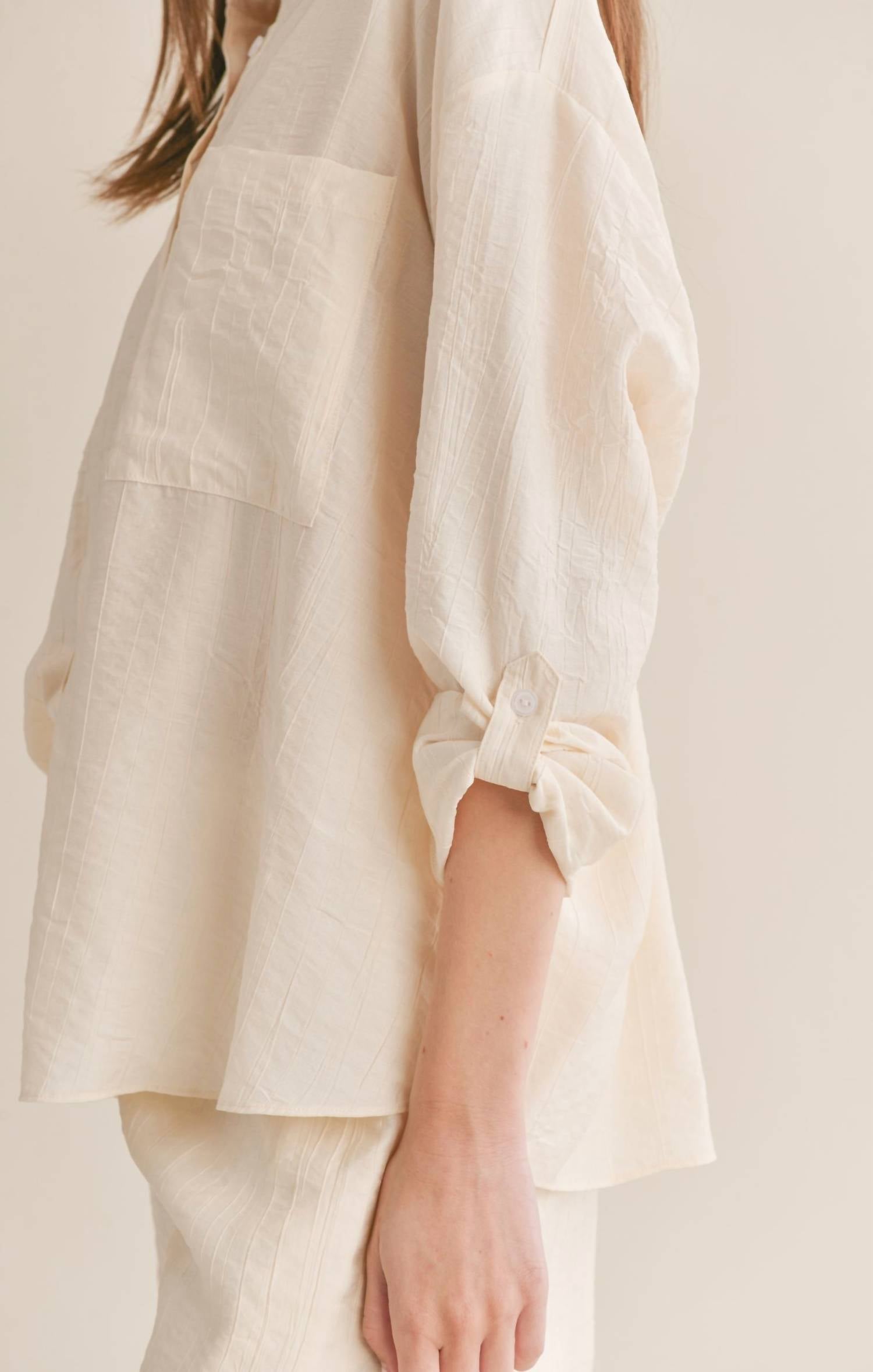 Sage The Label - Clementine Crush Cutout Back Shirt