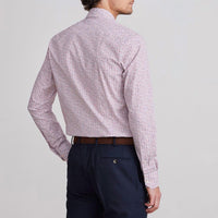 Emanuel Berg Mr Crown Floral Print Shirt in red - men's shirt - detail view