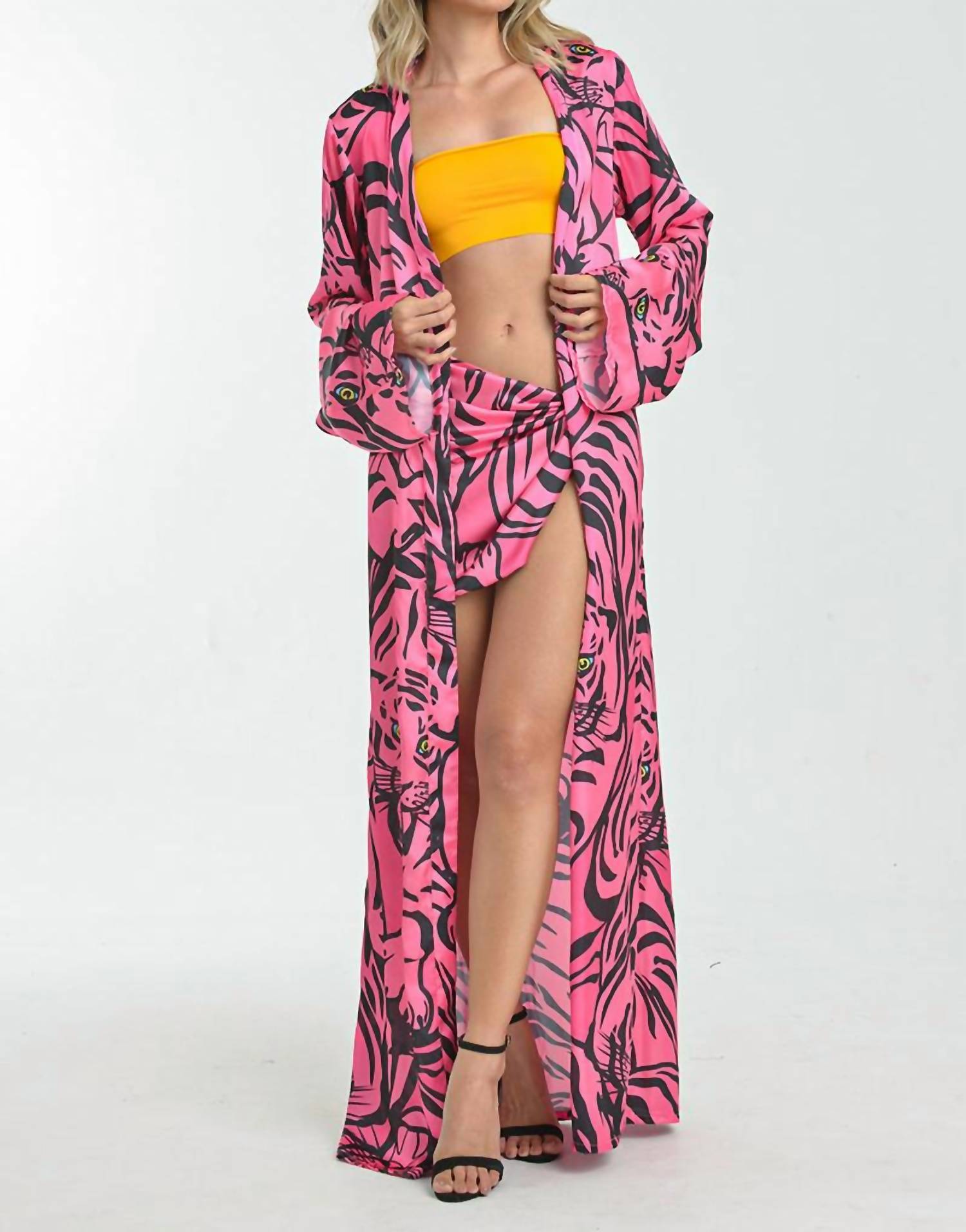 Steffany Milano - Safari Kimono Set
