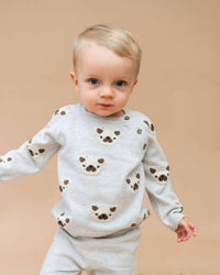 Viverano Organics - Frenchie Puppy Jacquard Knit Pullover Sweater