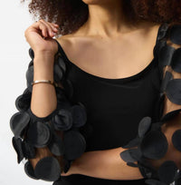 Joseph Ribkoff - Polka Dot Sheer Top
