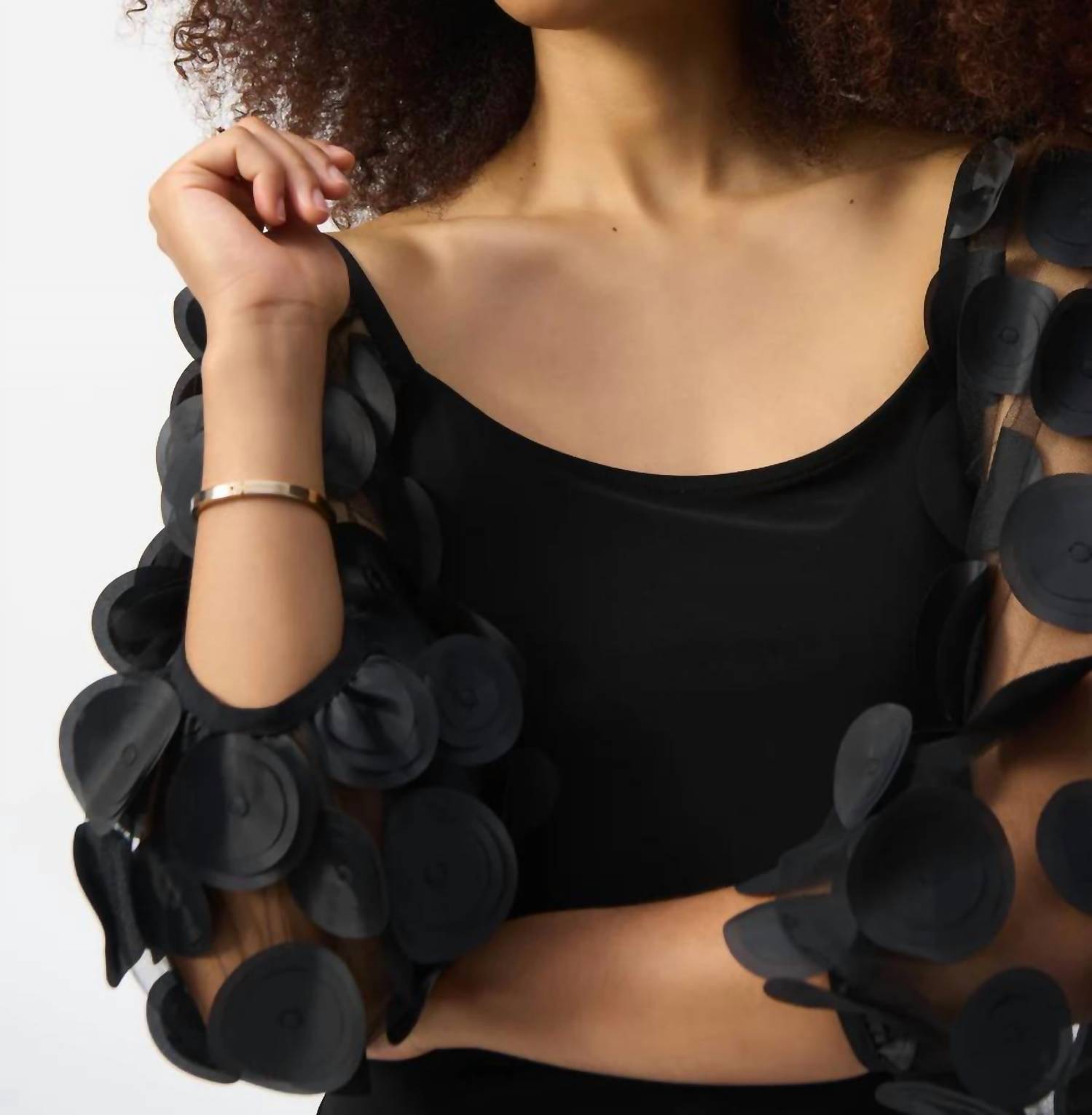 Joseph Ribkoff - Polka Dot Sheer Top