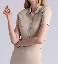Minnie Rose - Collared Shirt With Pockets