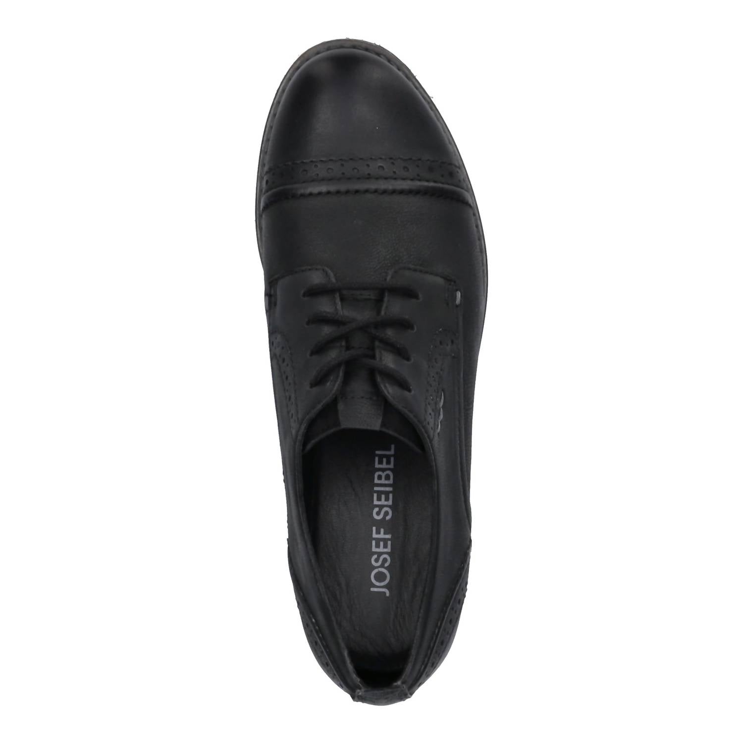 JOSEF SEIBEL Women's Sienna 12 Oxford Shoes in black - women's flats - alternate view