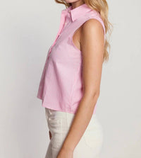 The Shirt - The Boxy Cropped Sleeveless Shirt