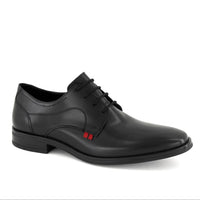 Andrea Men's Leather Oxford Shoes in black - men's shoe - alternate view