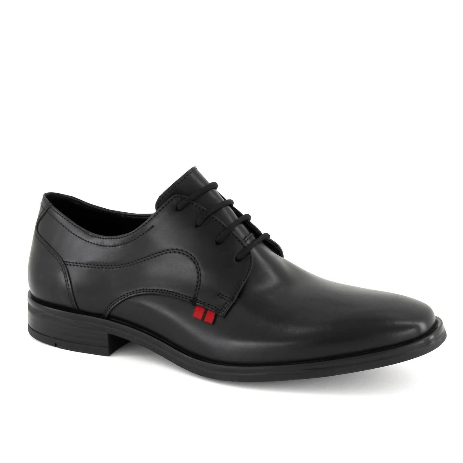 Andrea Men's Leather Oxford Shoes in black - men's shoe - alternate view