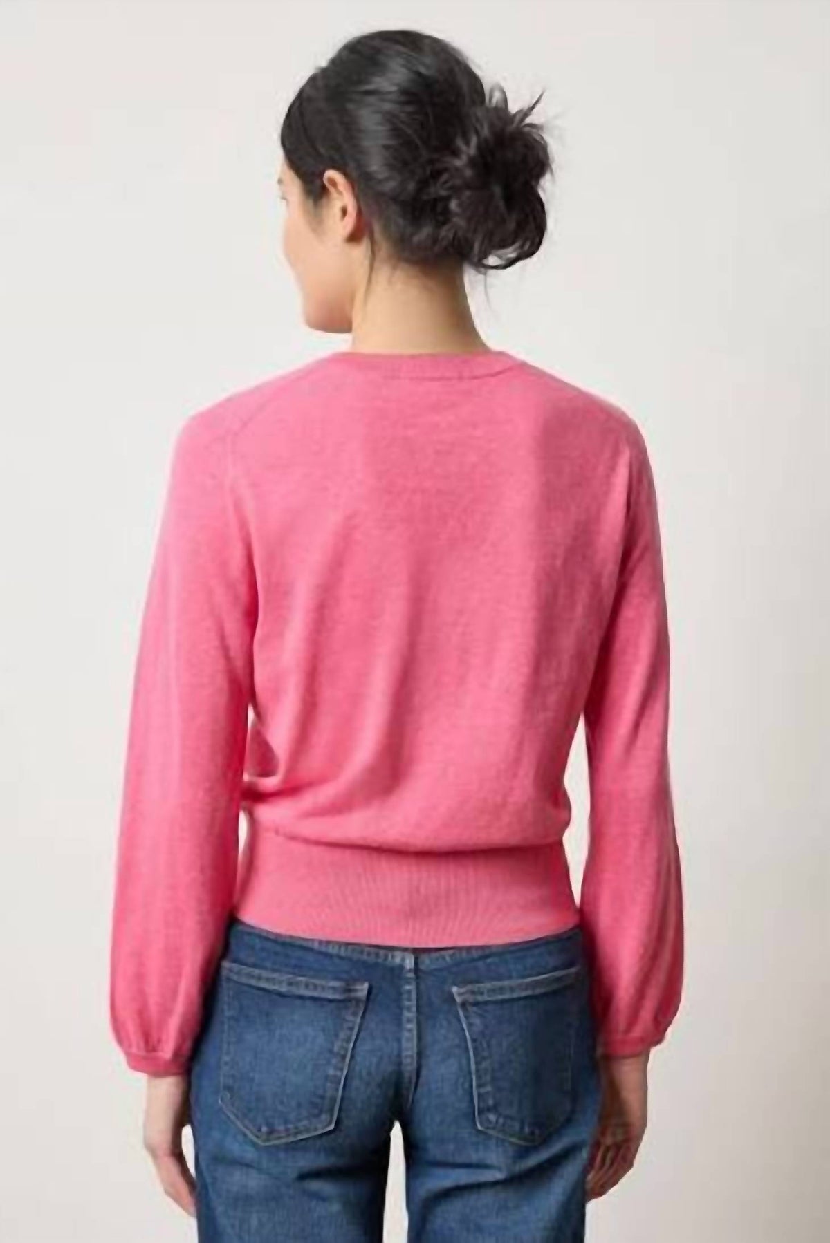Lilla P - Women's Pleated Sleeve Sweater