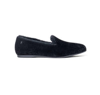 Mave & Chez Women's Audrey Velvet Loafer in black - women's flats