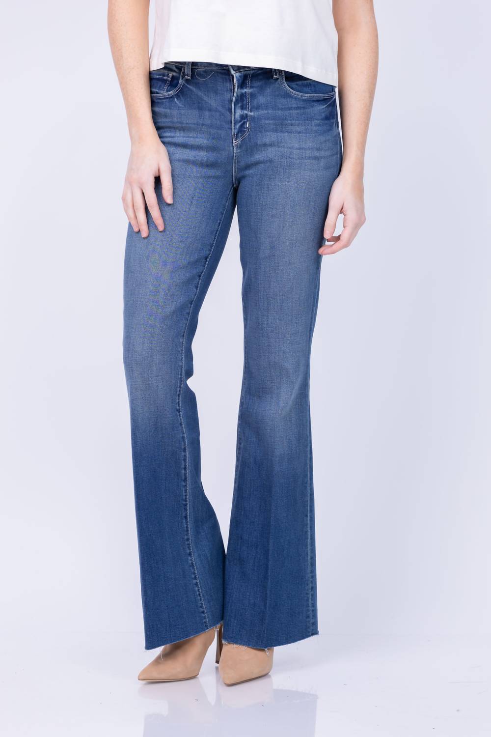 L'Agence - Sera Sneaker Flare Jeans