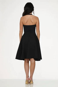 Orchid Bloom - Embroidered Poodle Swing Skirt