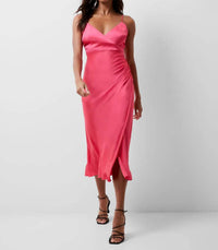 French Connection - Ennis Satin Slip Midi Dress