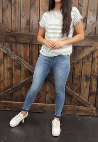 Judy Blue - High Waist Skinny Side Slit Jeans