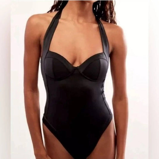We Are Hah - Pull Thru One Piece Swimsuit Bodysuit