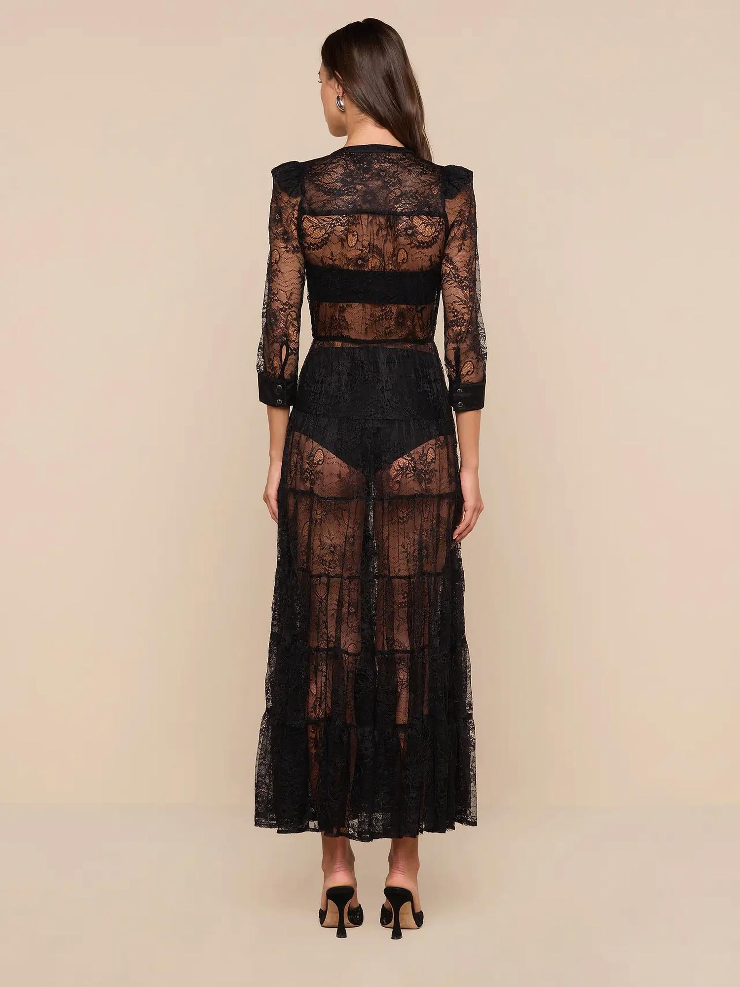 L'Agence - Serphina Lace Dress