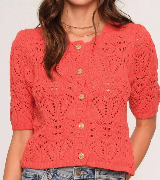 Heartloom - Letitia Short Sleeve Cardigan