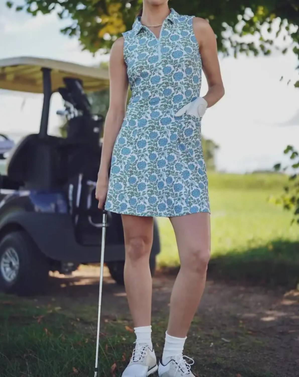 SMITH & QUINN Cynthia Dress in sea salt flora - women's dress