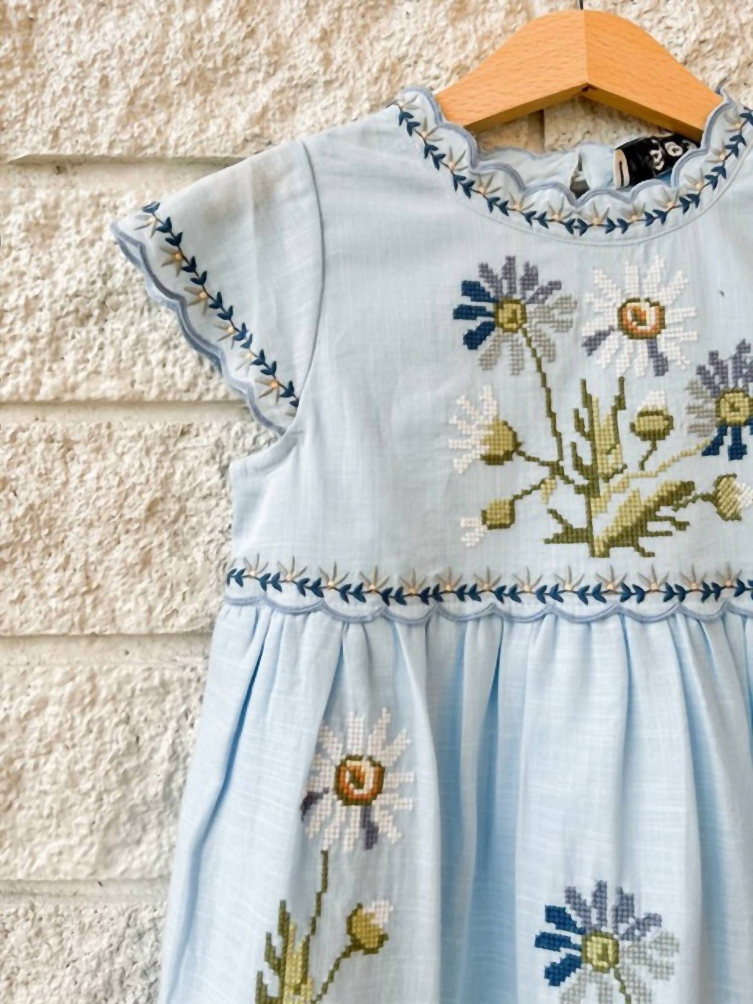 Sea - Ayda Embroidered Dress