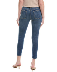 Rag & Bone Cate Mid-rise Ankle Skinny Jean in clover 1 - women's jeans - detail view