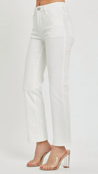 Risen - Mid Rise Ankle Bootcut Jeans