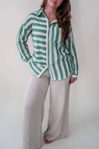 Urban Daizy - Vertical and Horizontal Striped Shirt