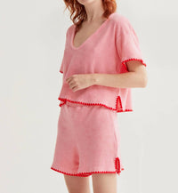 Compania Fantastica - Short Sleeve Terry Top