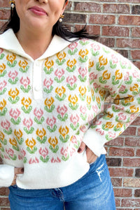 So Me - Buttoned Up Sweater