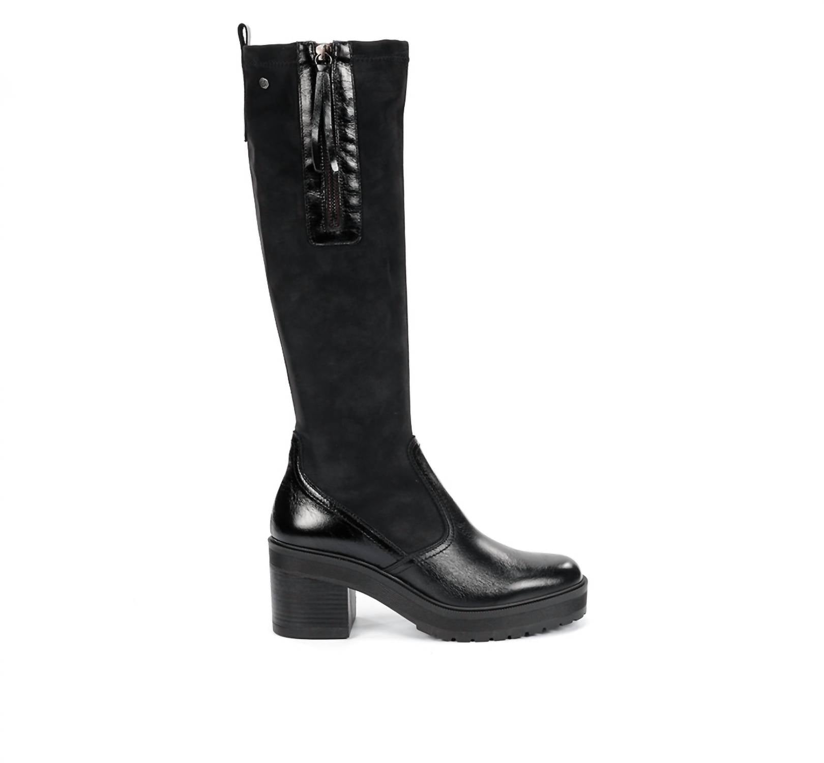Dorking by Fluchos Women's Sarah Tall Boots in black - women's shoe