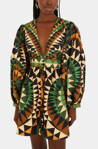 Farm Rio - Women's Heart Deco Mini Dress