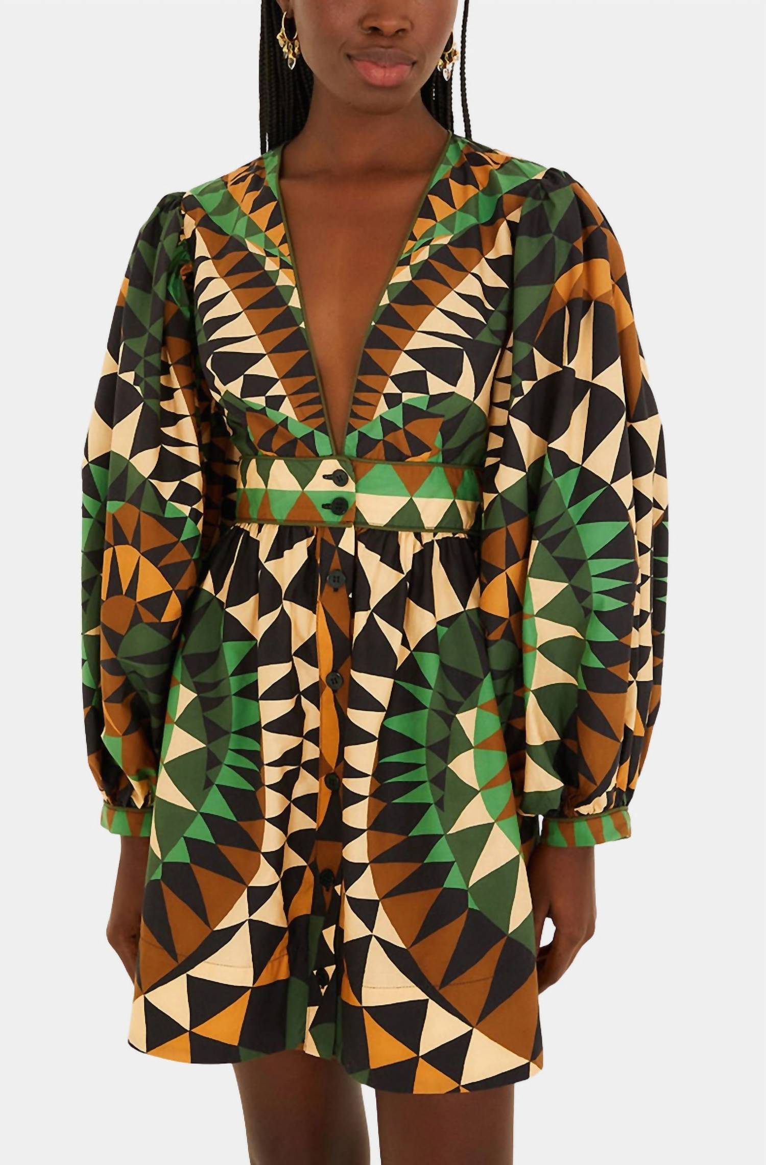 Farm Rio - Women's Heart Deco Mini Dress