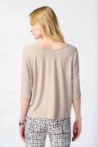 Joseph Ribkoff - Silky Knit Reversible Boxy Top