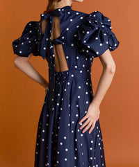 English Factory - Daisy Dotted Midi Dress