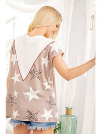 Heimish Usa - Solid And Star Chevron Top