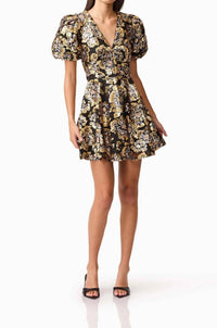 Elliatt - Celeste Puff Sleeve Mini Dress