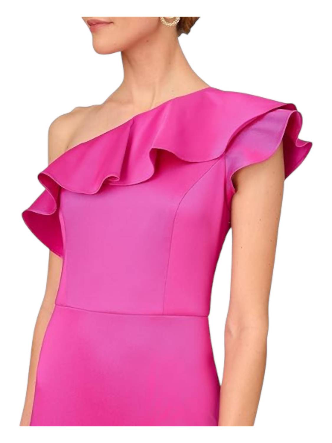 Aidan Mattox - One Shoulder A-line Gown