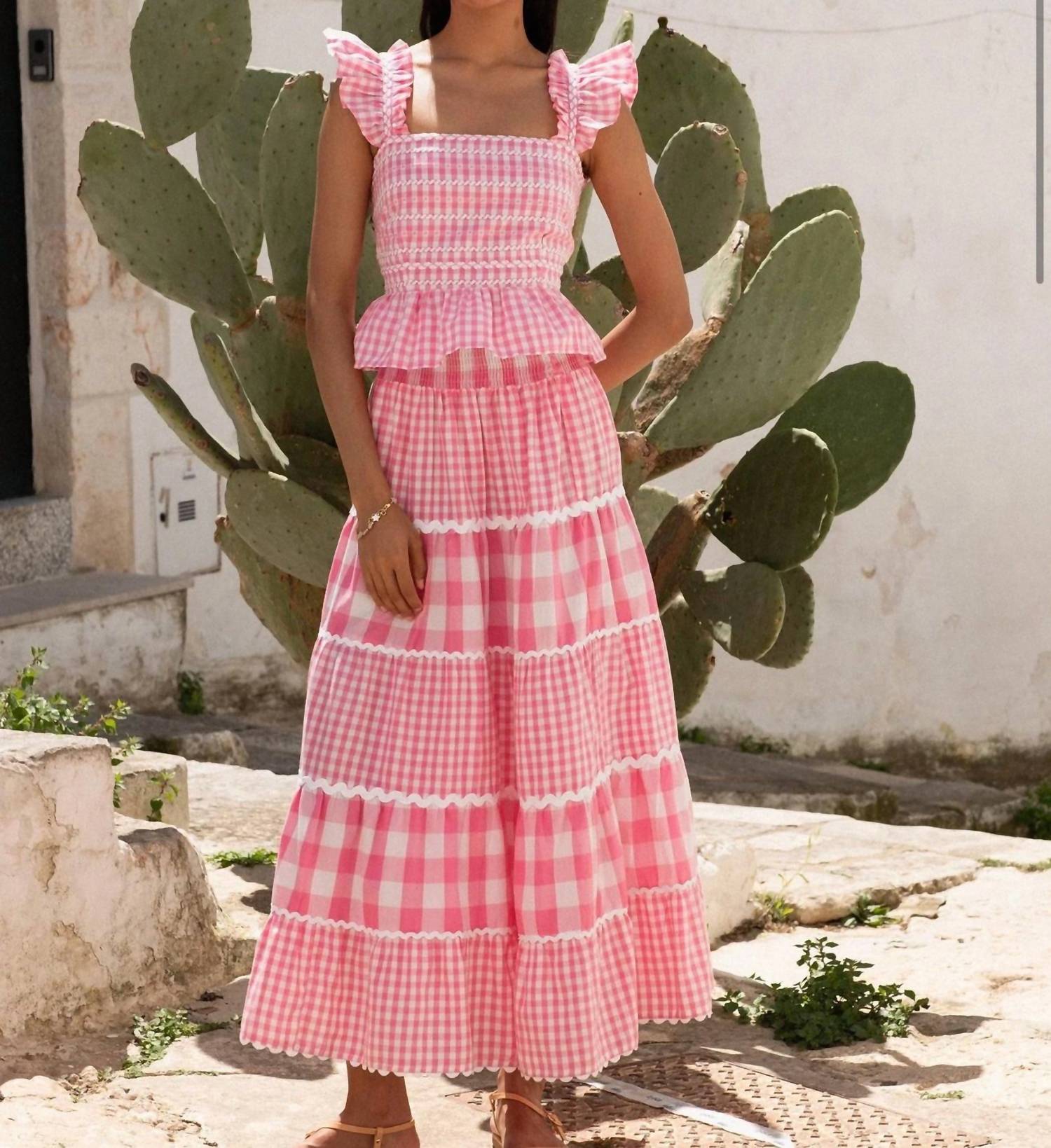 Pink City Prints - Kolkata Square Neck Top