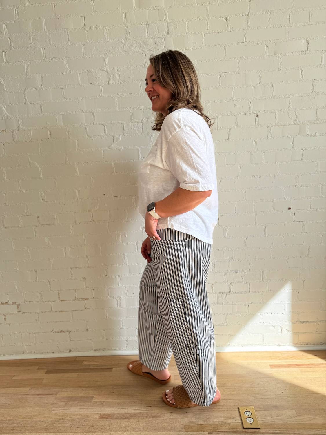 J.O.A. - Easy Breeze Striped Pants