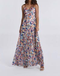Printed Long Maxi Dress