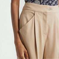 Veronica Beard - Rimini Pleated Wide-Leg Pants