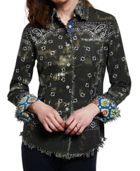 Dizzy-Lizzie - Cape Cod Bandana Print Shirt