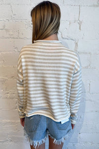 Adeline - Elina Stripe Knit Sweater