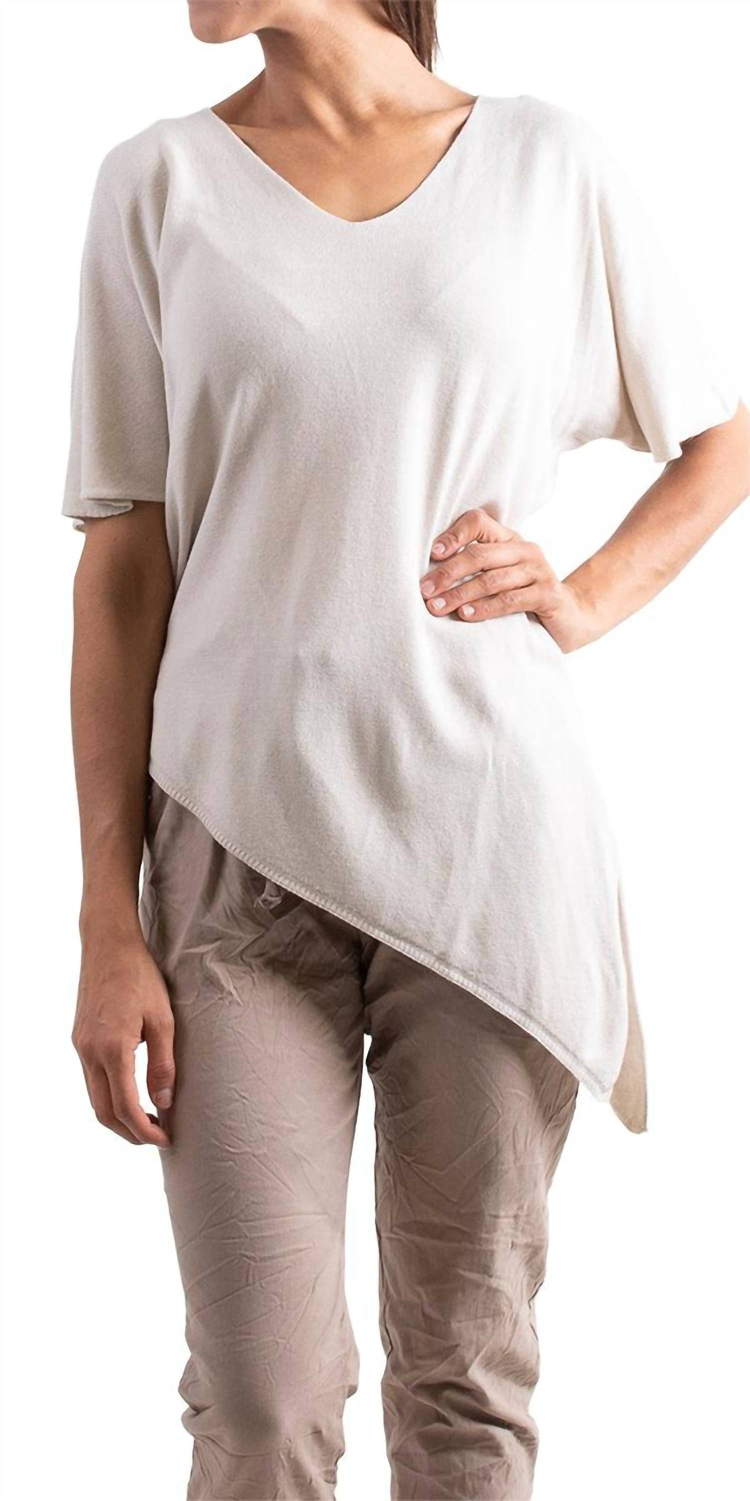 Gigi Moda - Venosa V-neck Dolman Sweater