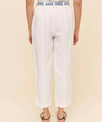 Bella Dahl - Seam Pant with Printed Sash