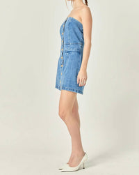 English Factory - Zandra Tube Mini Dress