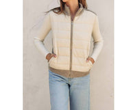 Dress Forum - Sherpa and Puff Contrast Vest