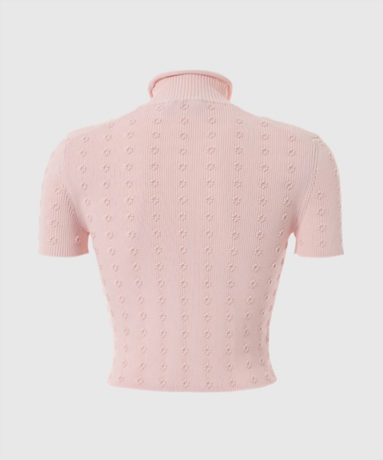 We11Done - Floral Knit T-shirt
