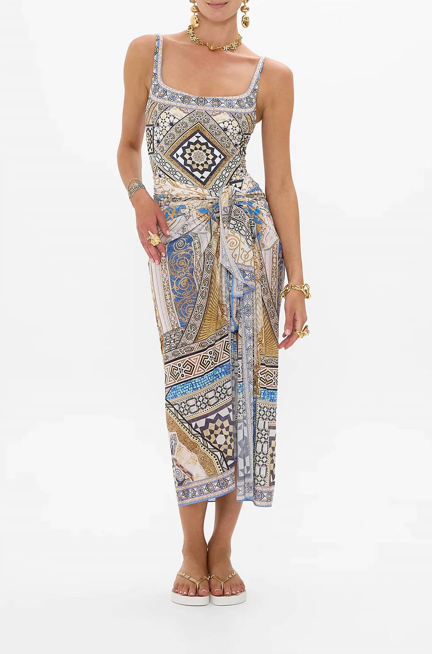 Camilla - Wrap Relaxed Fit Long Sarong