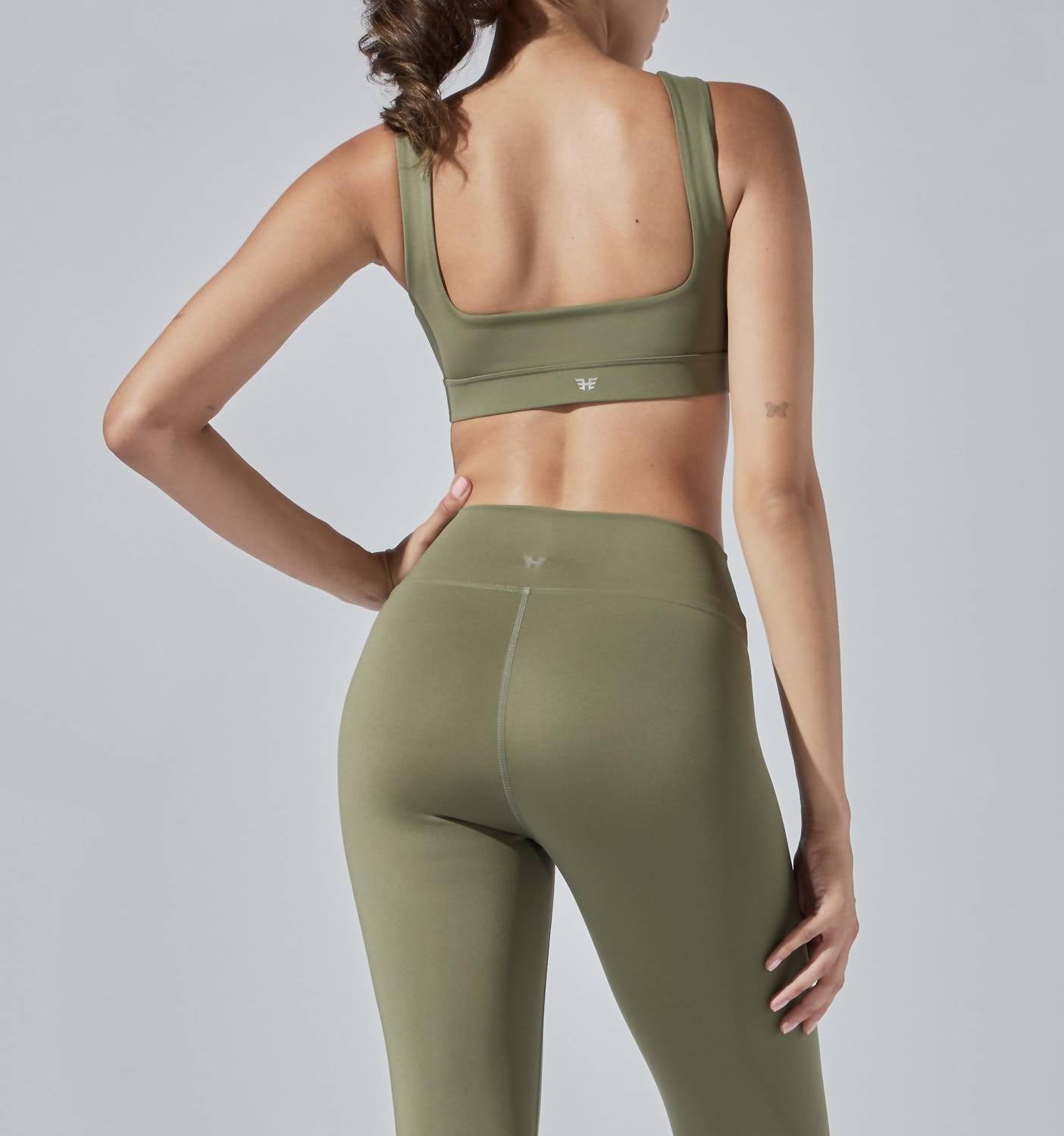 HEROINE SPORT High Support Vital Bra in army - women's intimate - alternate view