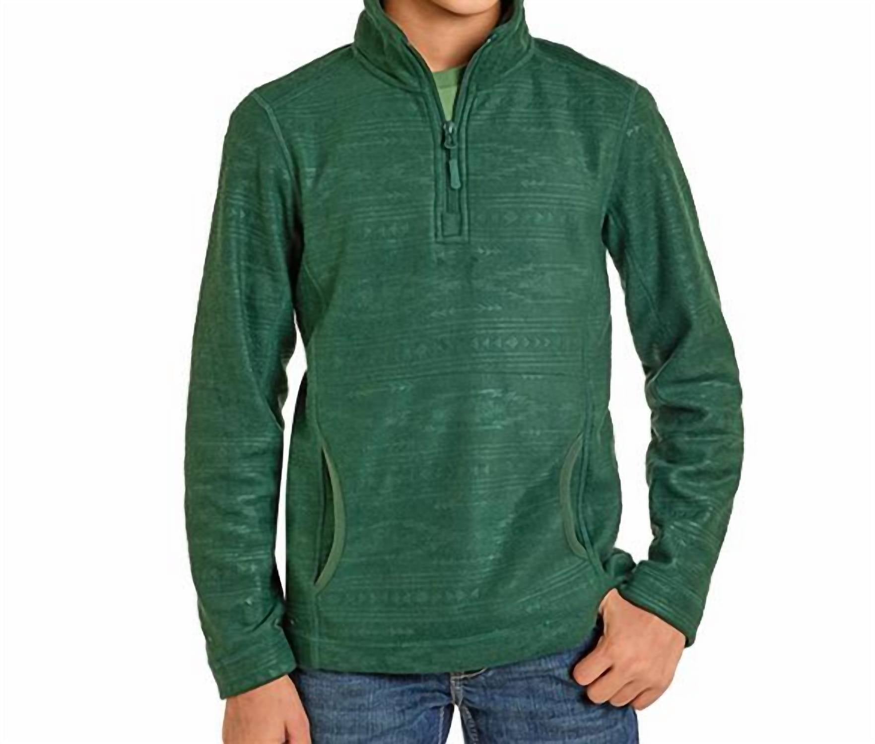 Rock & Roll Denim - Boy's Embossed Fleece Pullover